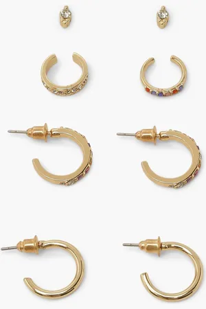 Boohoo Créoles Pastel Arc,En