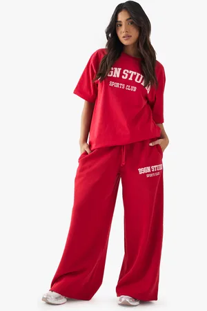 Boohoo "Petite",Jogging Droit À Slogan