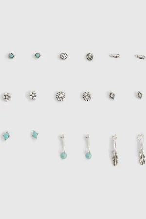 Boohoo Lot De 9 Paires De Boucles D