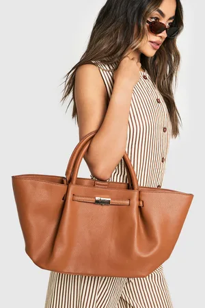 Boohoo Tote Bag À Détail En Synthétique Texturé