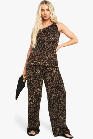 Boohoo Combinaison Large À Imprimé Léopard