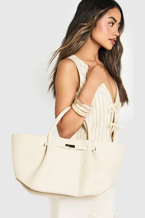 Boohoo Tote Bag À Détail En Synthétique Texturé