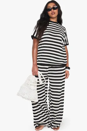 Boohoo Grande Taille,Ensemble De Plage En Crochet