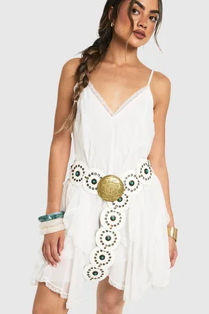Boohoo Ceinture Western À Disque Strassé