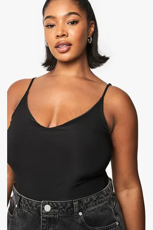 Boohoo Grande Taille,Body Soyeux Épais