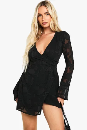 Boohoo Robe Portefeuille Fleurie