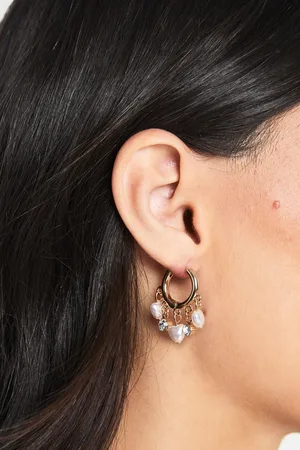 Boohoo Créoles Perlées