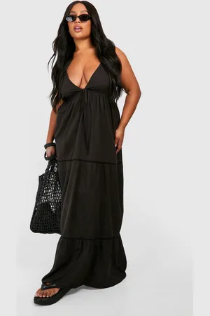 Boohoo Grande Taille,Robe Longue En Crochet