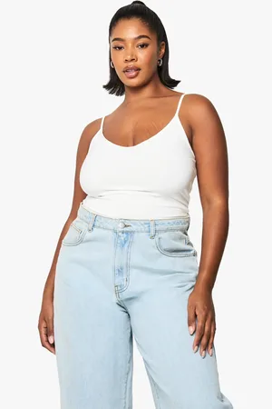 Boohoo Grande Taille,Body Soyeux Épais