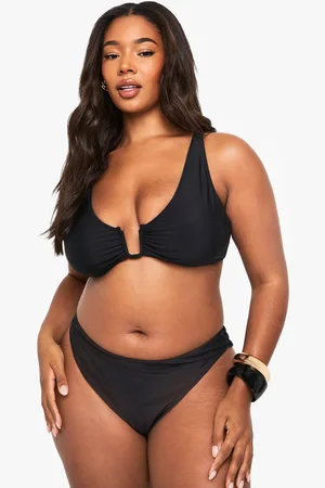 Boohoo Grande Taille,Haut De Maillot Large À Bretelles