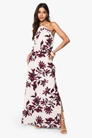 Boohoo Jupe Longue Fleurie À Découpes