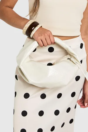 Boohoo Sac À Main Texturé Verni