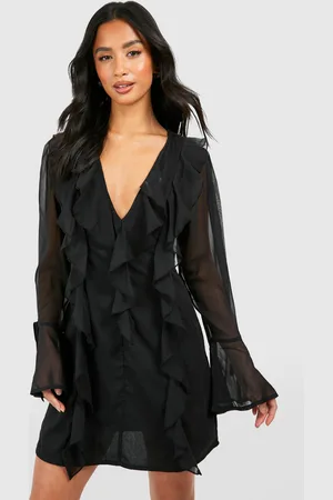 Boohoo "Petite",Robe Courte À Volants
