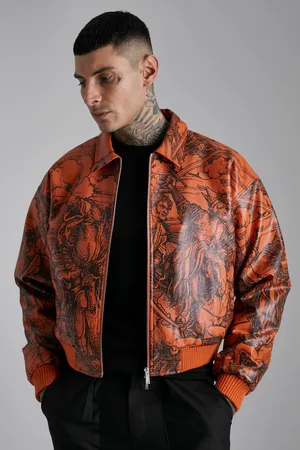 Bombers orange online homme