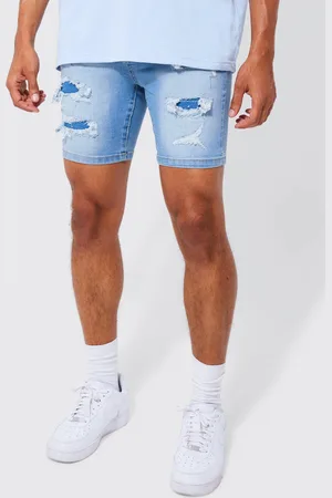 Short en best sale jean homme dechiré