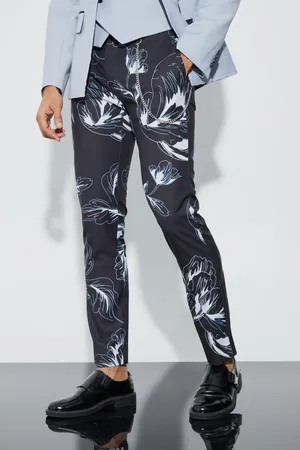 Pantalon fleuri homme hot sale