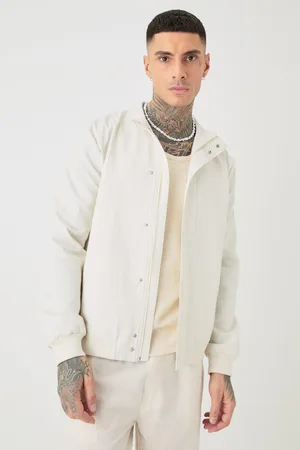 Boohoo Tall - Veste habillée à col cheminée et rayures homme - - 36