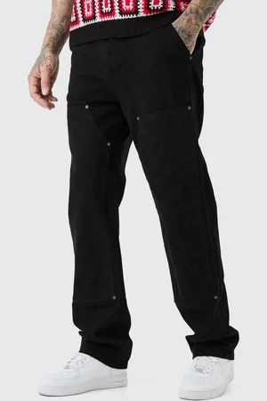 Boohoo Tall - Jean charpentier large à coutures apparentes homme - - 30