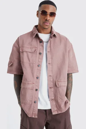 Boohoo Chemise cargo en jean homme - - XS