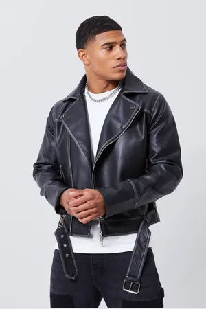 Vestes et Blousons en Cuir pour Homme Boohoo FASHIOLA