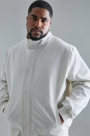 Boohoo Grande taille - Veste habillée à col cheminée homme - - 46