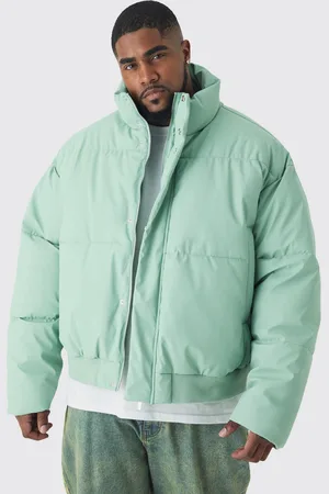 Boohoo Grande taille - Doudoune à col montant homme - - XXL
