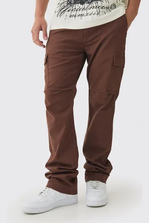 Boohoo Pantalon cargo slim à taille fixe homme - - 30
