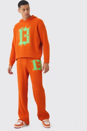 Boohoo Survêtement oversize en maille flare homme - - M