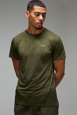 Boohoo T-shirt de sport à motif géométrique - MAN Active homme - - S