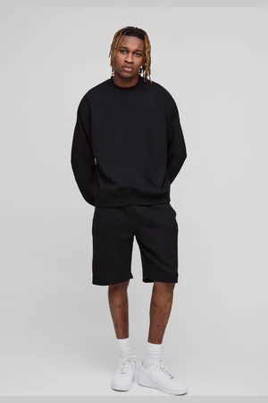 Boohoo Tall - Ensemble oversize avec sweat et short homme - - S