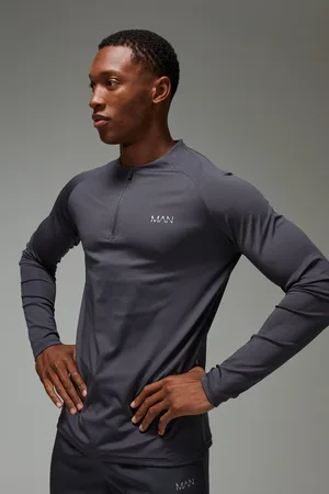 Boohoo Col ras-du-cou à col zippé - MAN Active homme - - S