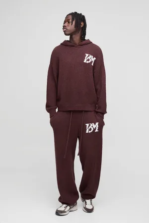Boohoo Survêtement en maille brossée homme - - S