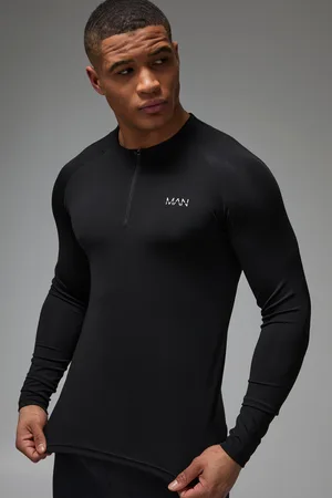 Boohoo Col ras-du-cou à col zippé - MAN Active homme - - XL