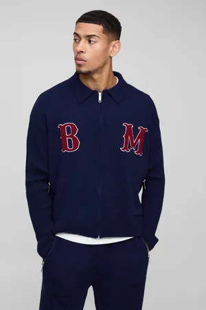 Boohoo Veste Harrington oversize imprimée homme - - S