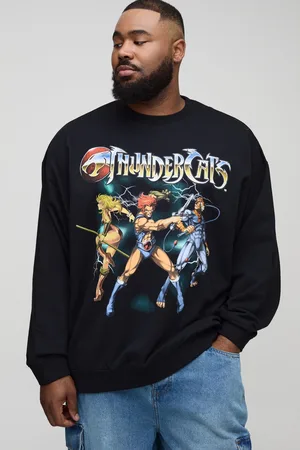 Boohoo Grande taille - Sweat à imprimé Thundercats homme - - 2XL