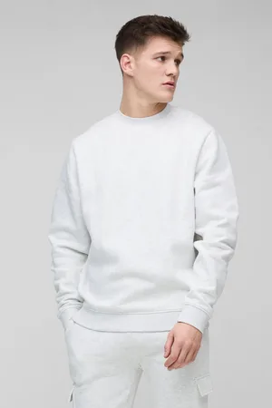 Boohoo Tall - Sweat basique épais à col ras du cou homme - - S