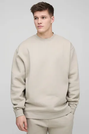 Boohoo Tall - Sweat oversize basique à col ras du cou homme - - S