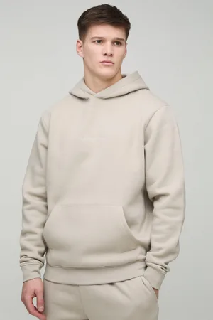 Boohoo Tall - Sweat à capuche épais à logo signature homme - - S
