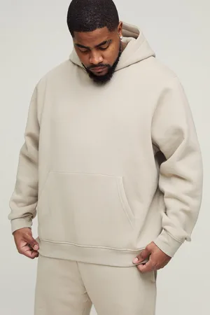 Boohoo Grande taille - Sweat à capuche basique à enfiler homme - - XXXL
