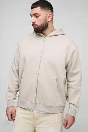 Boohoo Grande taille - Sweat à capuche oversize basique homme - - XXXL