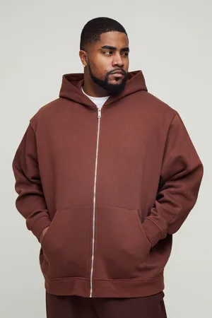 Boohoo Grande taille - Sweat à capuche oversize basique homme - - XXXL