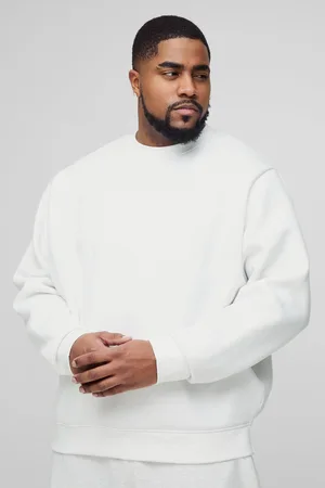 Boohoo Grande taille - Sweat basique à col ras du cou homme - - XXXL