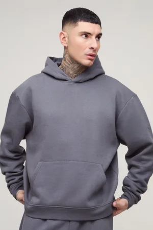 Boohoo Tall - Sweat à capuche oversize basique homme - - S