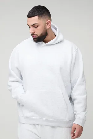 Boohoo Grande taille - Sweat à capuche basique à enfiler homme - - XXXL