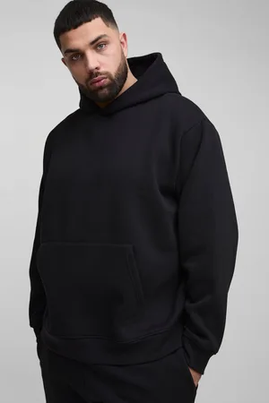 Boohoo Grande taille - Sweat à capuche oversize basique homme - - XXXXL