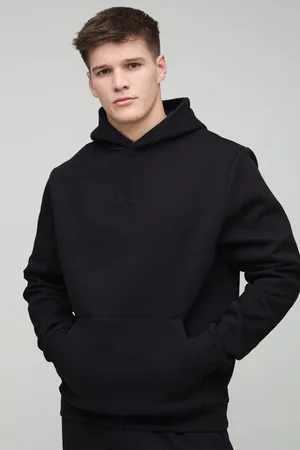 Boohoo Tall - Sweat à capuche épais à logo signature homme - - S