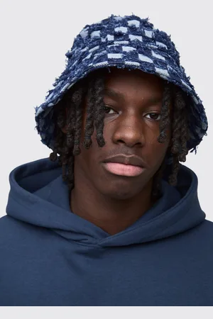 Boohoo Bob en jean à carreaux homme - - ONE SIZE
