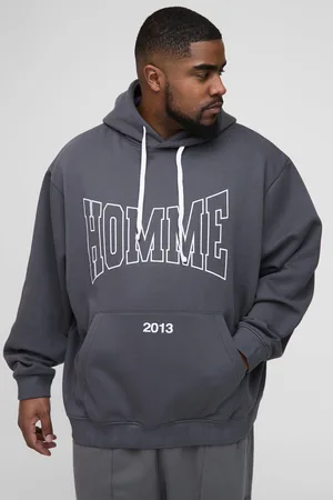Boohoo Grande taille - Sweat à capuche oversize homme - - XXXL