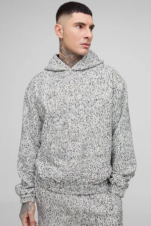Boohoo Tall - Sweat à capuche oversize à boucle homme - - S