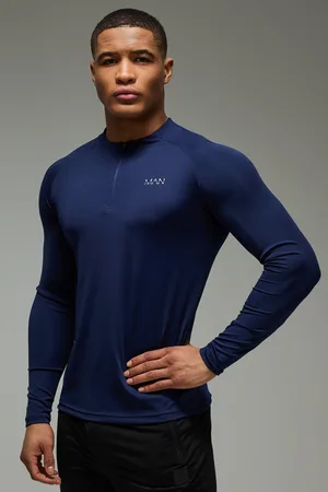 Boohoo Col ras-du-cou à col zippé - MAN Active homme - - 2XL